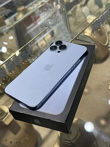 iphone 12 pro 512: IPhone 13 Pro Max, 256 GB, Sierra Blue, Zəmanət, Simsiz şarj, Face ID — 1