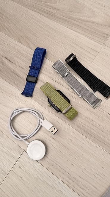 Smart saatlar: Ağıllı saat + aksesuarlar dəsti Məhsul: - Kvadrat korpuslu ağıllı — 3