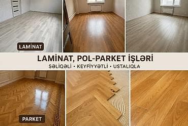 keramoqranit döşəmə: 🏠 LAMİNAT • PARKET • POL USTASI 🔨 10 illik iş təcrübəsi olan peşəkar — 1