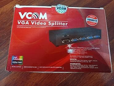 VCOM VGA Video Splitter – model VDS8015 (DD132) Xüsusiyyətlər: - 1