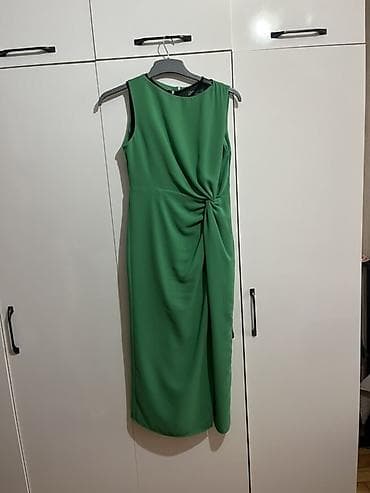 ted baker: Brend: SETRE Model: Yaşıl rəngdə, midi uzunluqda, qolsuz kokteyl/gecə — 2