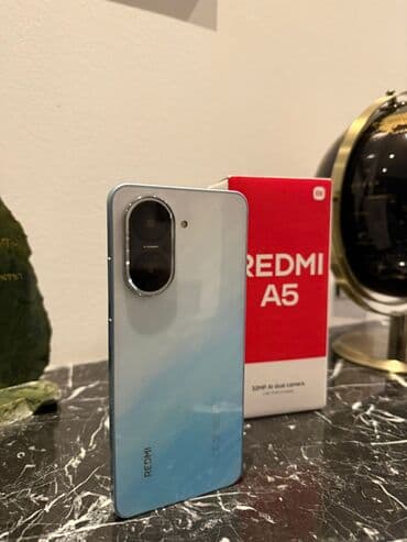 Changan: Xiaomi Redmi A5. Mavi və Qara rəngdə. Yaddaş 128GB/4GB 6 ədəd-dir — 1