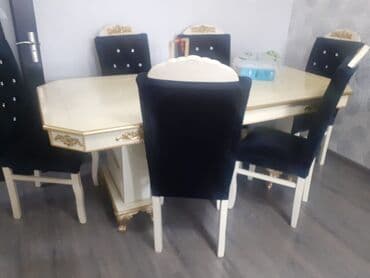 stol stul ikinci el: 🪑 Masa Dəsti Satılır Uzunluğu: 2 metr Qiymət: 500 AZN (alınma — 2