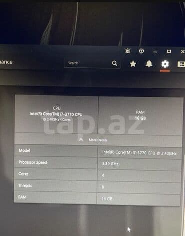 oyun kamputerləri: HP Pro 3500 Ana Plata | i7-3770 + RX 570 8GB | Oyun, İş, Dizayn və — 8