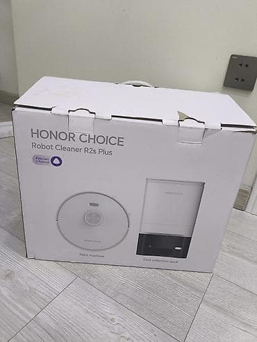 msi az: HONOR CHOİCE r2s Plus robot tozsoran + stansiya Az istifadə olunub — 7
