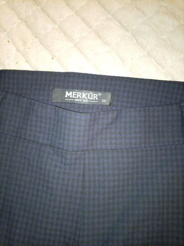 женские деловые костюмы: Qadın kostyumu – şalvar və pencək dəsti 38 razmer - Rəng: tünd qara — 3