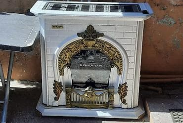 Kamin Peçi, yanacaq - Qaz