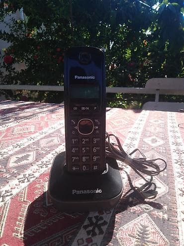 Məişət texnikası: Stasionar telefon Panasonic, Simsiz, İşlənmiş, Ünvandan götürmə — 1