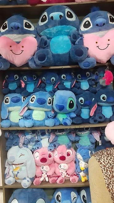 Stitch mövzulu yumşaq oyuncaq kolleksiyası - Müxtəlif ölçü və