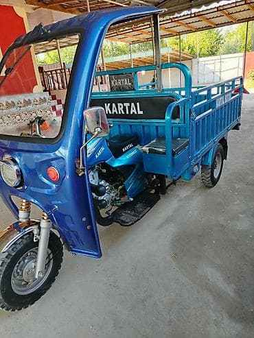 yanacaq ceni satilir: Kartal KT200SC üçtəkərli yük motosikleti - Güclü benzin mühərriki — 4