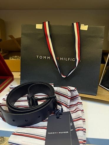 tommy hilfiger turkey: Kəmər, Təbii dəri, Yeni — 2