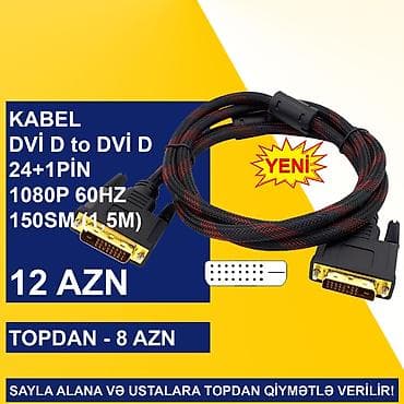 kreditle playstation 3: DVİ Kabellər SAYLA ALANA VƏ USTALARA TOPDAN QİYMƏTLƏ VERİLİR! ⭐Display — 8