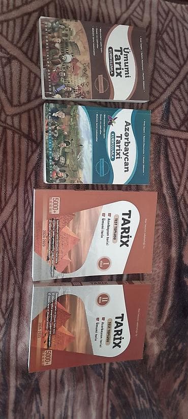 Tarix üzrə hazırlıq dəsti - 2 ədəd dərs vəsaiti: “Ümumi Tarix –