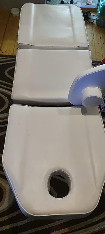 lalafo dirnaq stolu: Masaj kuşetkası, Qatlanmayan, rəng - Ağ — 3