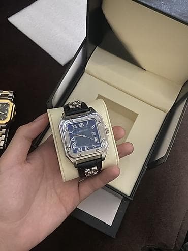Аксессуары: Наручные часы, Cartier, цвет - Синий — 5