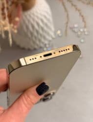 iphone s qiymeti: IPhone 14 Pro, 256 GB, Matte Gold, Zəmanət, Kredit, Simsiz şarj — 5