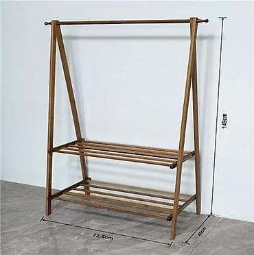 Asılqan rəf -Ölçü: 149*72*40sm -Paltar aslqani muxtəlif geymlərnizi