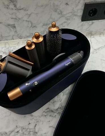 Бытовая техника: Dyson Airwrap Complete Long – saç formalaşdırma qurğusu (Navy/Copper) — 1