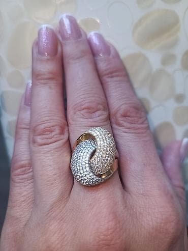 kişi uzuk: Üzük, Sarı qızıl, 585 Əyar — 2