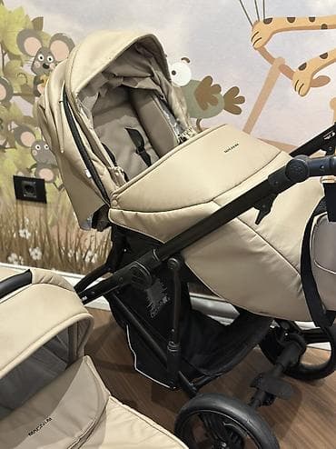 Детский мир: Классическая прогулочная коляска, Bebeto, Б/у, Пол: Мальчик, Бесплатная доставка — 6