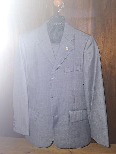 isci geyimi: Bailushun kişi kostyumu – 3 hissəli dəst - Rəng: boz (yüngül — 7