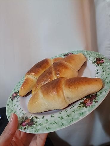 Sifarişlə təzə, ev üsulu şokoladlı kruasanlar 🥐✨Ev şəraitində, tam