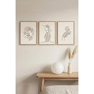 yeni il koftalari: Minimalist divar posteri – xətt sənəti kolleksiyası, sifariş üçün zəng — 9