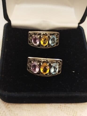 Qol saatları və aksesuarlar: Kolleksiya bəzək əşyaları seti. QUMUŞ!!! - Gümüş rəngli metal əsaslı — 3