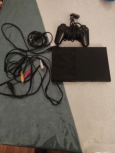 plesteşin 2: PlayStation 2 Slim oyun konsolu — tam dəst Xüsusiyyətlər: - Model — 3