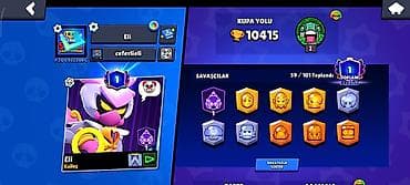 Brawl Stars oyunu üçün hesab - Ad: Eli (ID: #2QV9JZ2UGC)