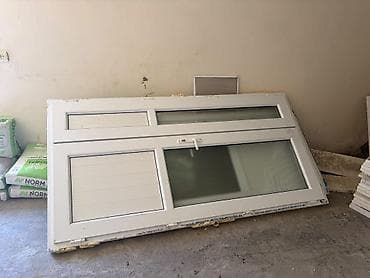 seyfi qapi: PVC qapı-pəncərə dəsti və taxta daxili qapılar - PVC giriş qapısı: ağ — 6