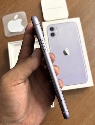 iphone 11 pro max dubay: IPhone 11, 128 GB, Deep Purple, Zəmanət, Simsiz şarj, Face ID — 3