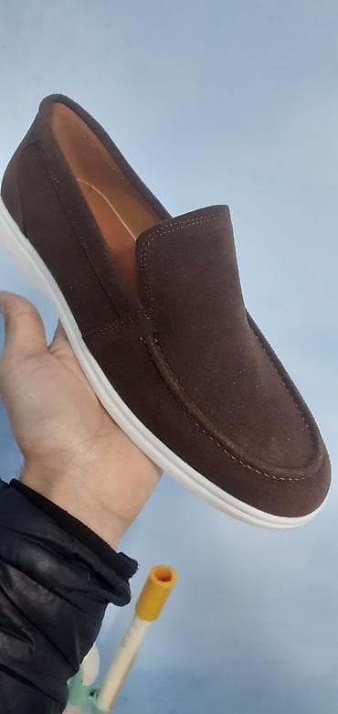 ayqqabi: Məhsul: Kişi loafer ayaqqabıları - Material: yumşaq süet üstlük — 4