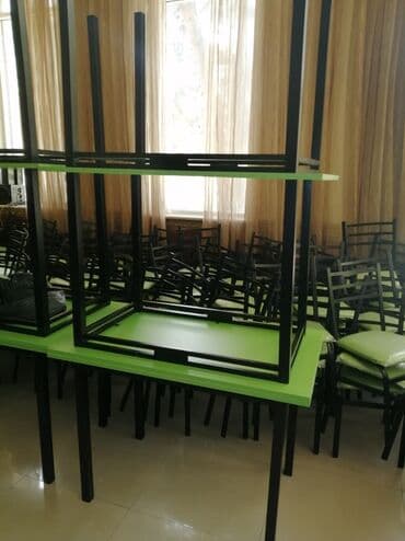 Masa və oturacaq dəstləri: Mətbəx üçün, Yeni, Açılmayan, Kvadrat masa, 6 stul — 11