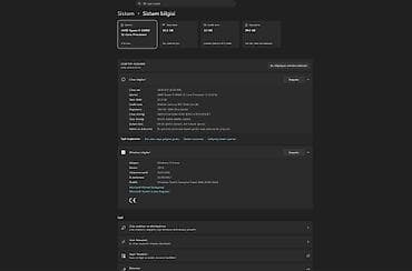 macbook 16 pro: - Prosessor: AMD Ryzen 9 5900X, 12 nüvə/24 axın (3.7 GHz baza) - — 3