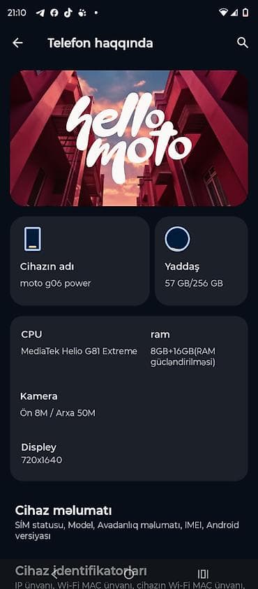 galaxy note 5: Motorola Moto G6, 256 GB, Barmaq izi, İki sim kartlı — 3