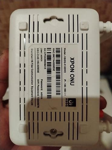 bort kompüter: Qaraçuxur - Model: HSGQX‑X100W2 (XPON ONU) - Standart: GPON/EPON — 2