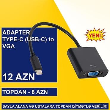 Type-C/USB-C Adapterlər SAYLA ALANA VƏ USTALARA TOPDAN QİYMƏTLƏ — 8
