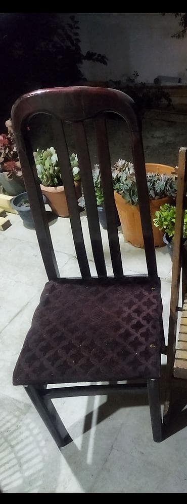 Mətbəx üçün, Qatlanmayan, Stul