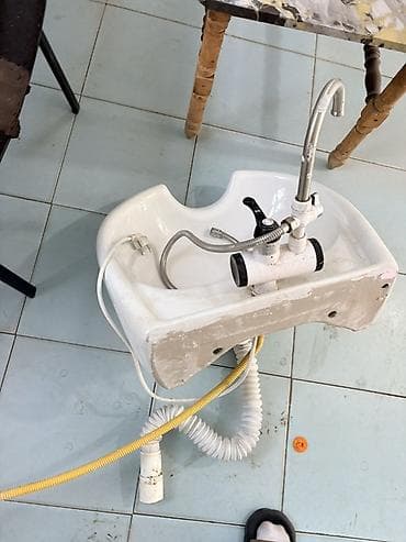 Salon üçün yuyucu lavabosu (bərbər/xairdresser üçün) - Keramika — 3
