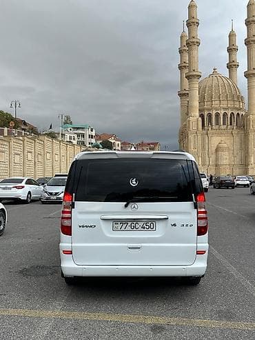 afdobus satiram dizel: Mercedes-Benz Viano, ağ rəng, 7 yerlik rahat salon. Texniki və — 7