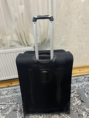 Ovçuluq və balıqçılıq: Böyük ölçülü yumşaq korpuslu səyahət çamadanı - Rəng: qara - — 6