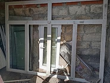 İşlənmiş İkiqat şüşə paketi Plastik pəncərə, Еni: 2 sm, Uzunluğu: 1 sm