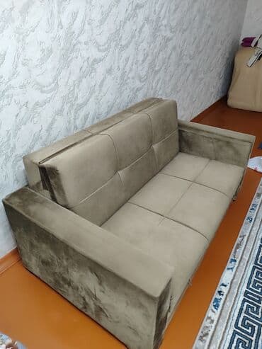 Masalar və oturacaqlar: Di̇van-kravat, Açılan, Vеlur parça — 1