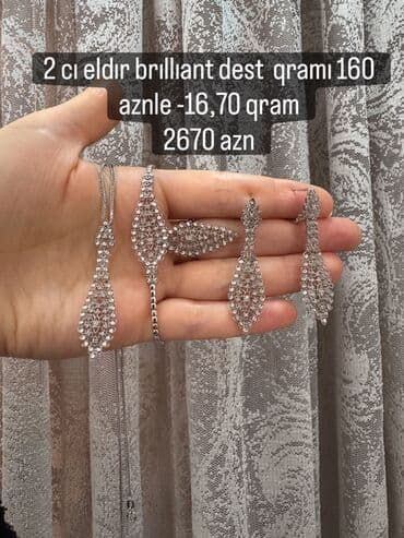 apple smart saat: Zərgərlik dəsti – qizildi parıldayan qaşlı dizayn. Komplektə — 1