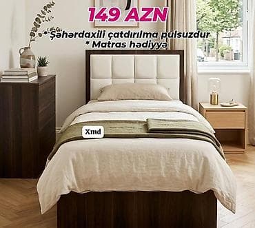 Təknəfərlik çarpayı, Matras ilə lalafo.az -da Təknəfərlik çarpayı, Matras ilə