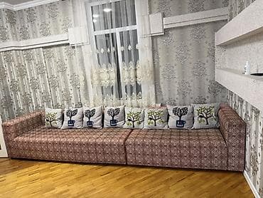 Divan və kreslo dəstləri: Künc otaq üçün geniş divan dəsti - Model: modul tipli, iki ədəd eyni — 1