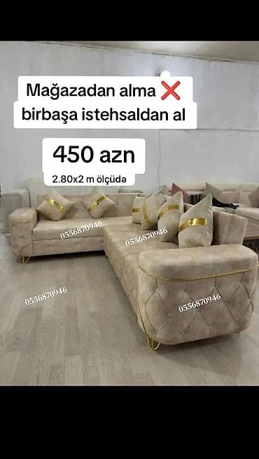 Künc divan, Yeni, Açılan, Bazalı, Parça, Şəhərdaxili pulsuz çatdırılma