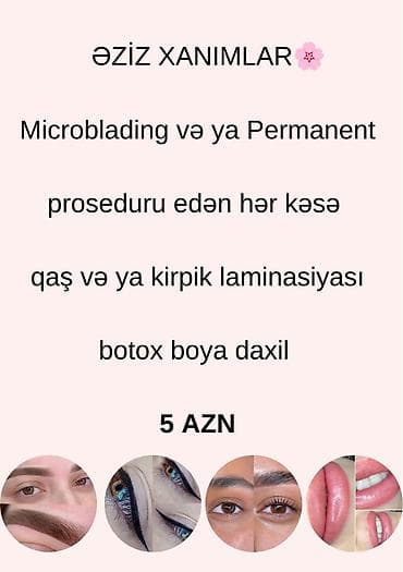 taxta qapi temiri: Xanımlar üçün gözəllik xidmətləri: - Qaş proseduru edən hər kəsə — 2