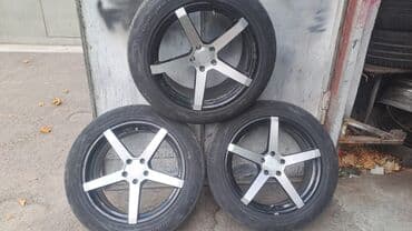 07 təkər: İşlənmiş Disk təkər Vossen 235 / 55 / R 19, 5 Boltlu — 5